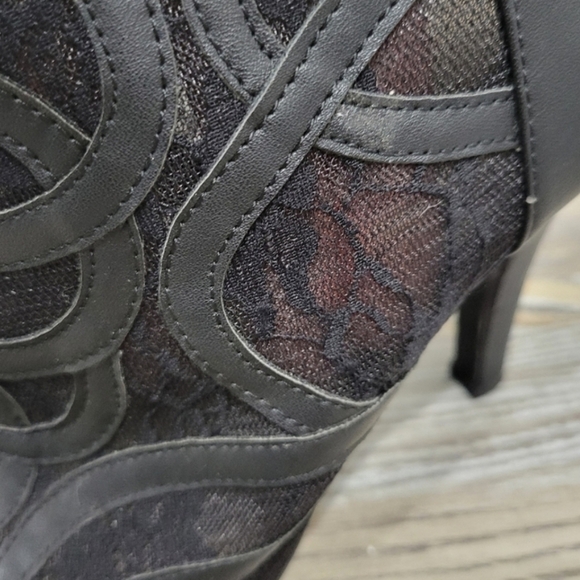 Lane Bryant Stilleto Boots Women's Size 9 black - Picture 9 of 12